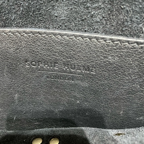 Sophie Hulme small black leather backpack - Picture 5 of 5